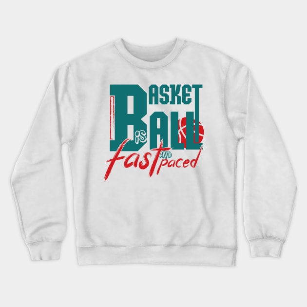 basketball quotes Crewneck Sweatshirt by zacreatee